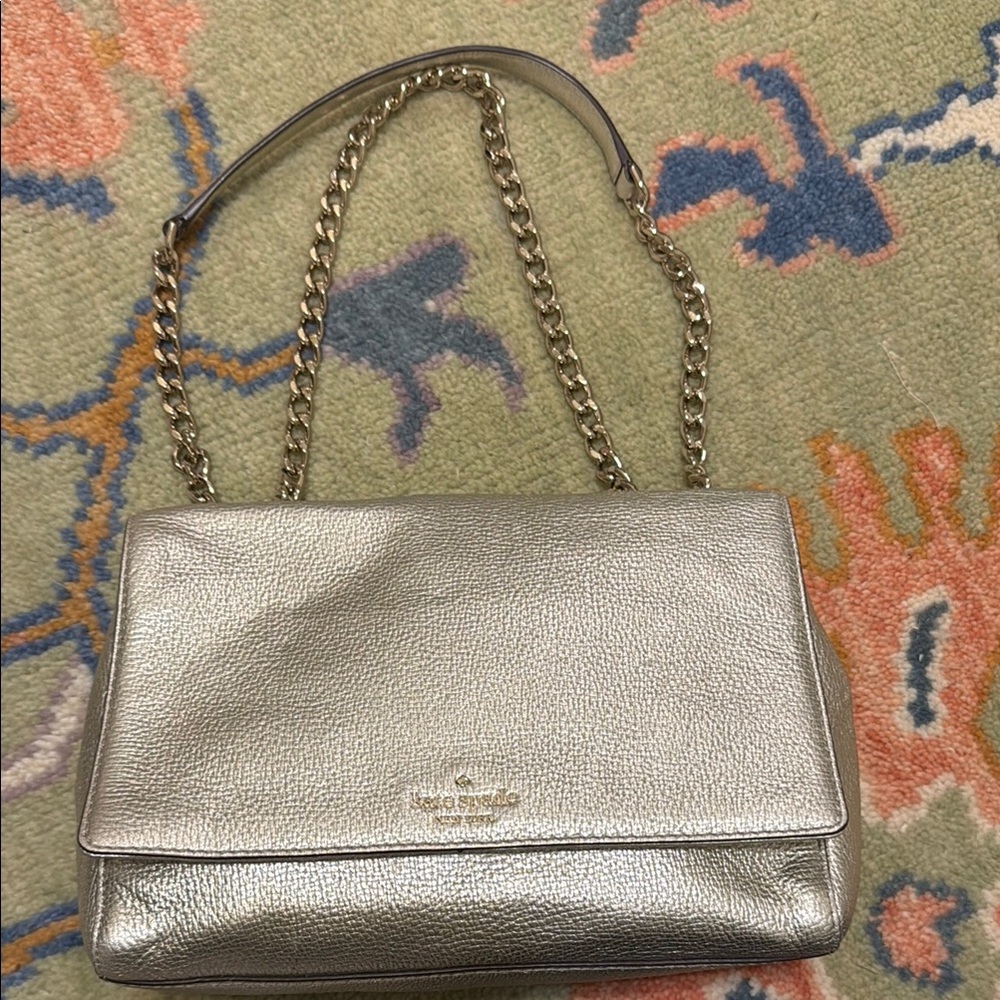 Kate Spade Metallic Chain Shoulder Bag